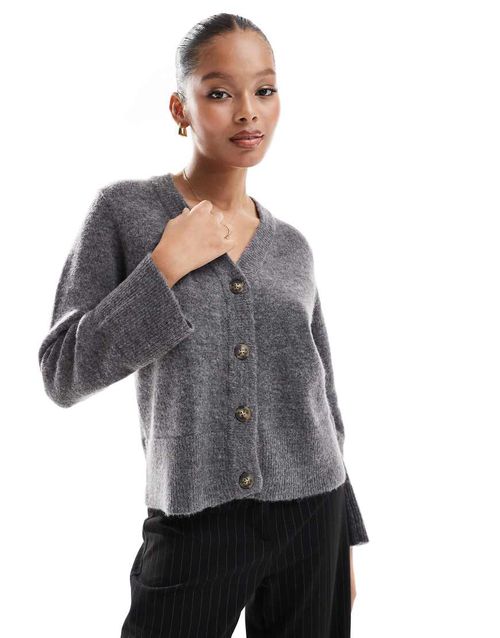 Selected Femme cardigan in gray