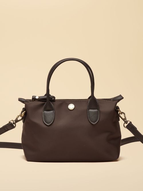 Mini Chocolate Brown Crossbody Handbag