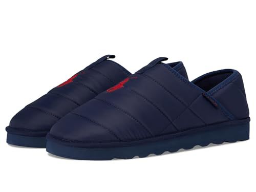 POLO RALPH LAUREN Men Everett Recycle Slipper Black/Paperwhite