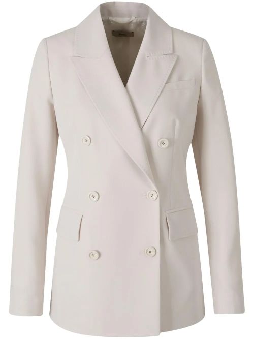 Double-Breasted Blazer — White