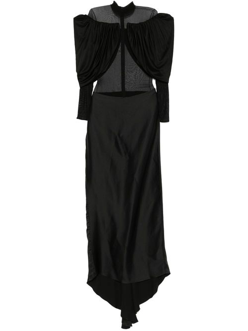 Caryatid gown - Black