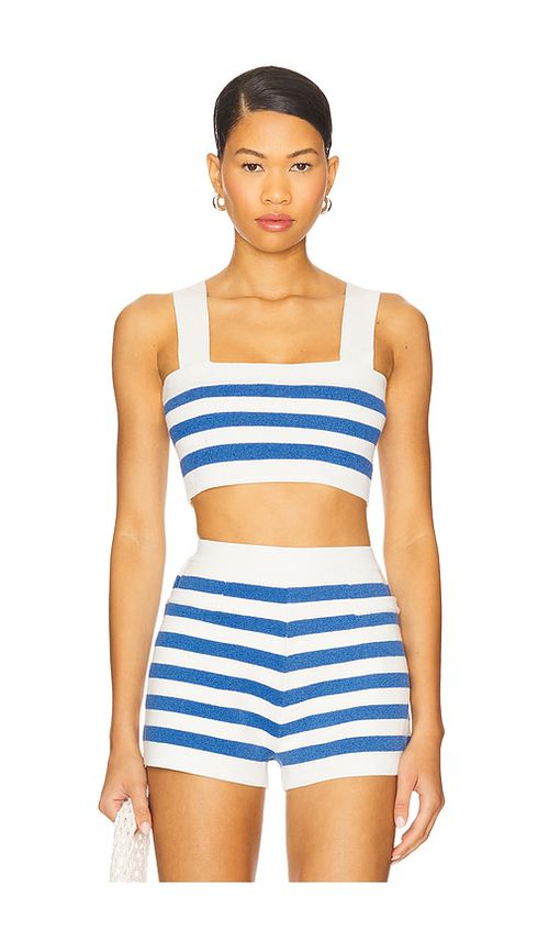 Posse Ari Crop Top in Blue.  XS. Also in L