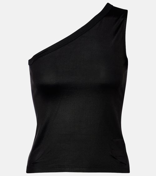 Ziggy one-shoulder jersey top
