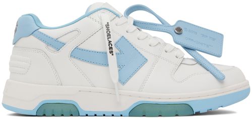 White & Blue Out Of Office 'OOO' Sneakers
