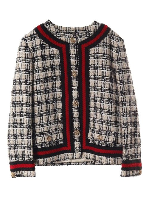 Gucci Pre-Owned 2010s Square G tweed jacket - Neutrals