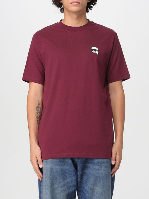 T-Shirt Men color Burgundy
