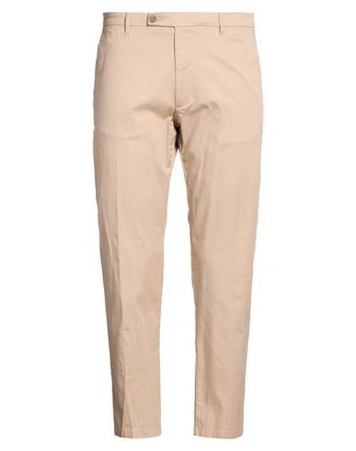 Man Pants Beige Size 38 Cotton, Elastane