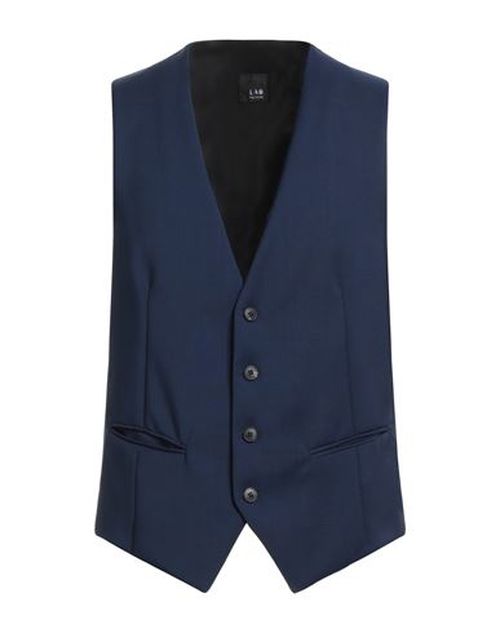 Man Tailored Vest Midnight blue Size 42 Wool