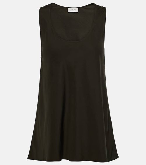 Scoop-neck tank top
