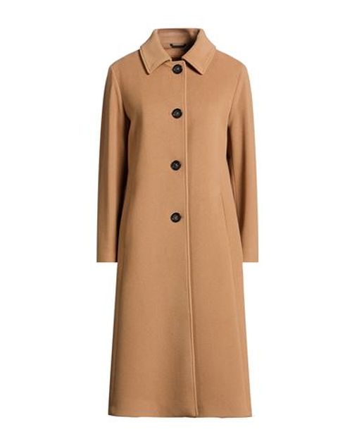 Icons Woman Coat Camel Size 14 Wool, Polyamide, Cashmere