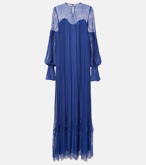 Renia chantilly lace gown
