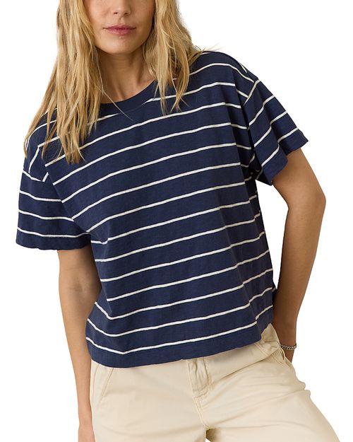 Vintage Slub Crop Tee