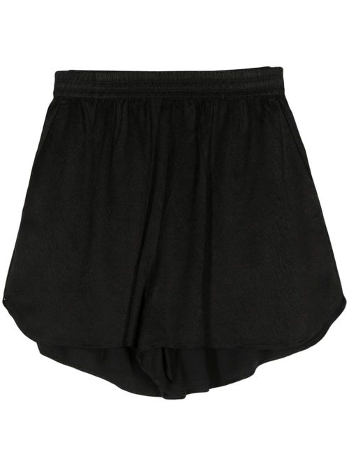 Chili patterned-jacquard shorts - Black