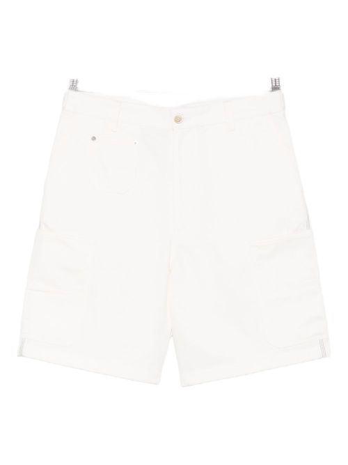 Denim cargo shorts