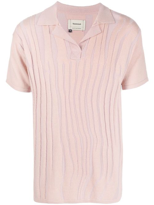 Kingcrab melted logo polo shirt - Pink