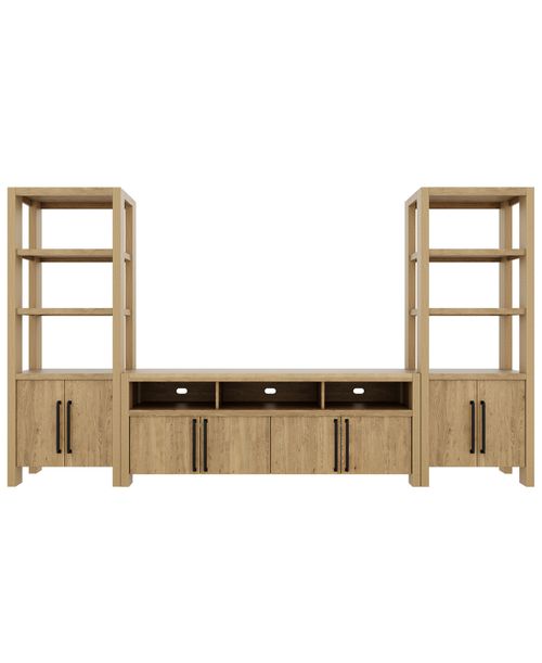 Davie 3 Pc Console Set (Console, 2 Pier Units) - Platinum Drift