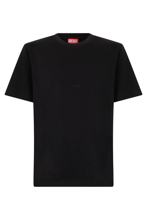 Cotton Crew Neck T-Shirt — Black