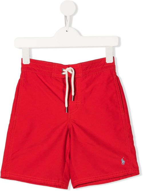 Embroidered logo swim shorts