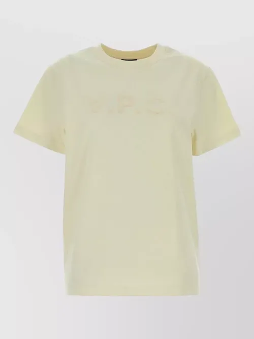 A.P.C. - cotton crew neck short sleeve t shirt