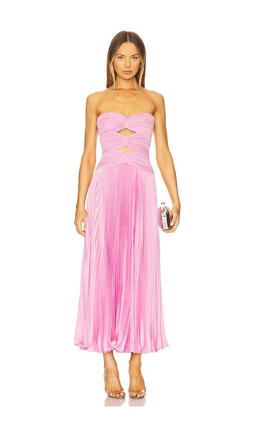 AMUR Carolynn Maxi Dress in Pink.  6. Also in