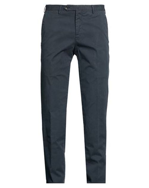 Man Pants Navy Size 26 Cotton, Elastane