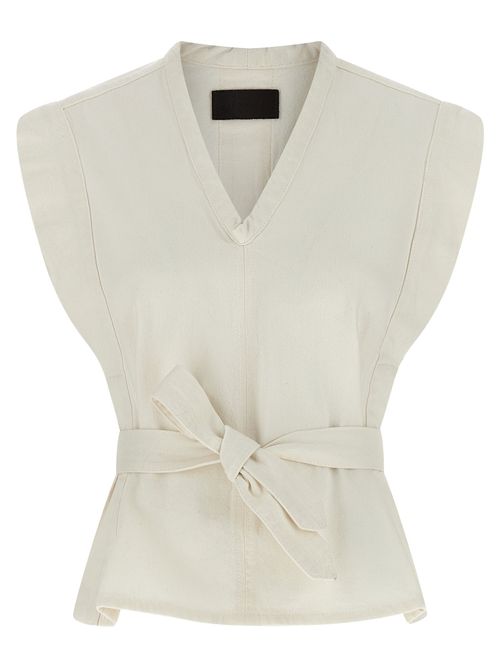 Cotton Vest — White