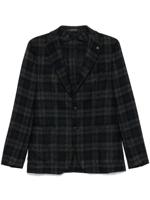 Checked blazer - Blue
