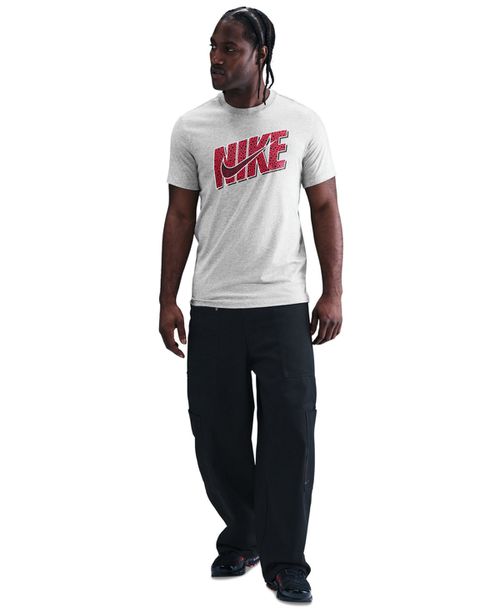 Men's Swoosh Short-Sleeve T-Shirt - Dark Gray Heather
