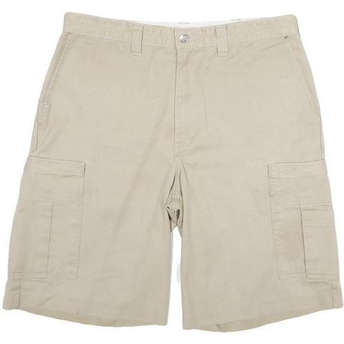 DICKIES Mens Shorts Beige Cargo Cotton Blend XL W34 Workwear Durable
