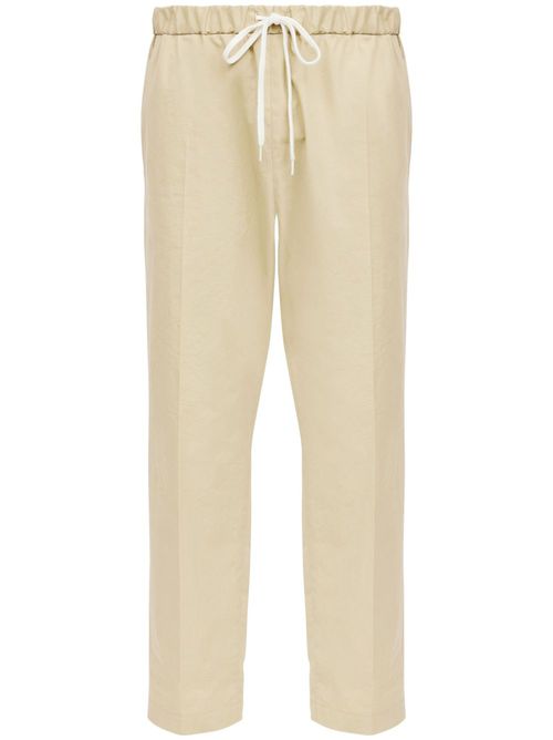 Single-stitch logo track pants - Neutrals