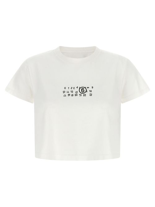 White Logo Crew Neck T-Shirt