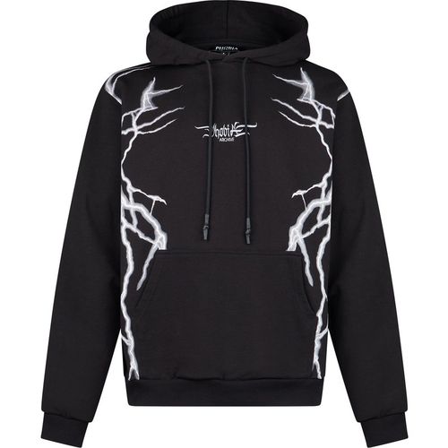 New Lightning Hoodie Men's Lightweight Hoodie Black/grey