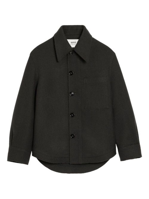 Wool Gabardine Overshirt