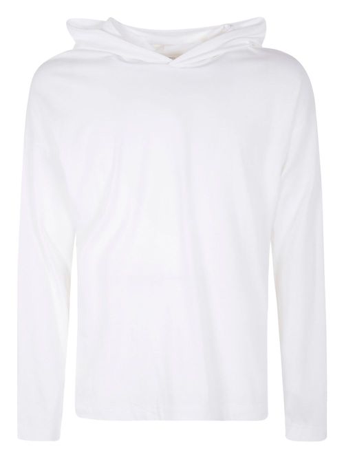 Logo-patch hoodie - White
