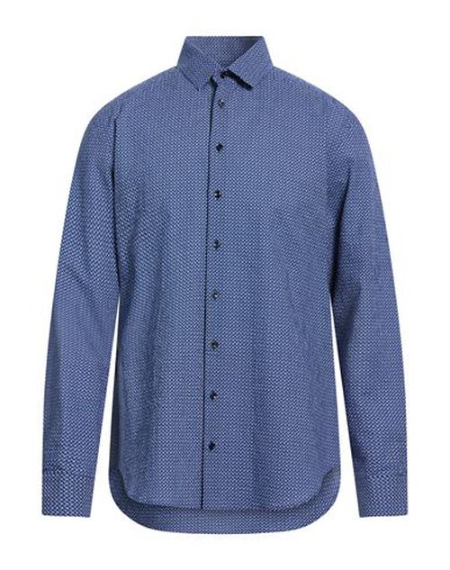 Man Shirt Navy Size 15 ½ Cotton