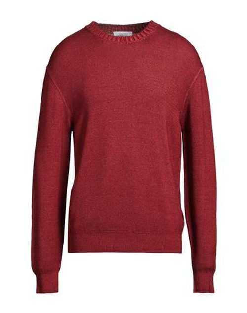 Man Sweater Brick Size 44 Wool