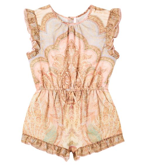 Awaken paisley cotton playsuit