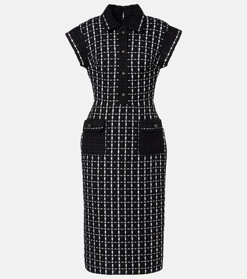 Tweed midi dress