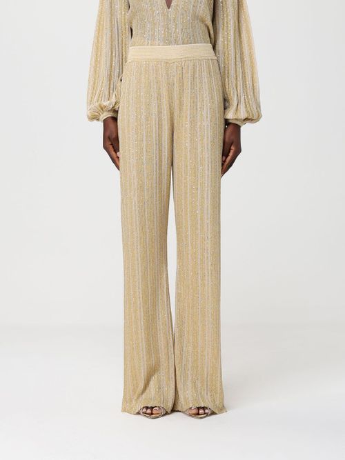 Pants Woman color Gold