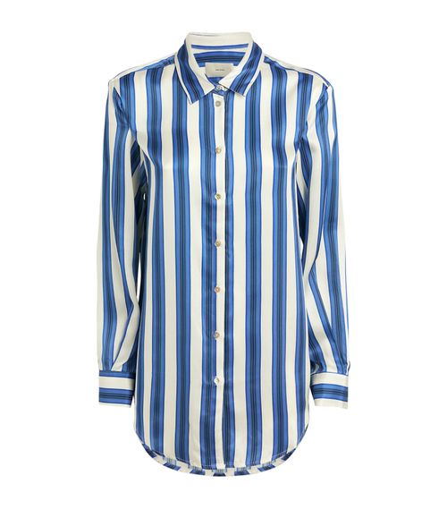 Silk Striped Pyjama Shirt
