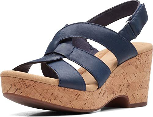 Clarks Womens Giselle Beach Wedge Sandal