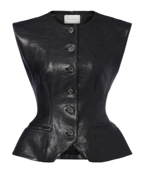 Leather vest
