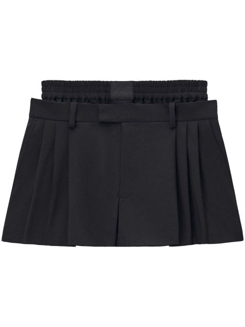 Boxers-inserted shorts - Black