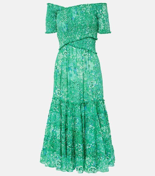 Soledad floral midi dress