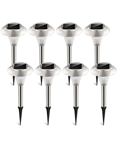 8pc Solar Garden Lights