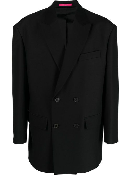 Double-breasted blazer - Black