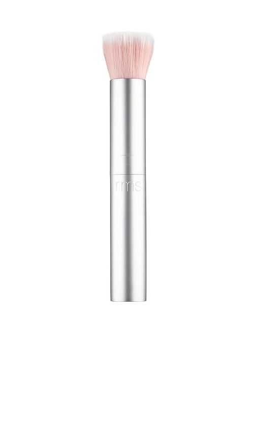 RMS Beauty Skin2Skin Blush Brush in Metallic Silver