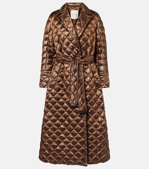 Cube Spaces belted down coat