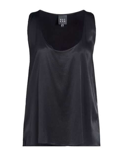 Woman Top Black Size M Rayon, Viscose, Elastane