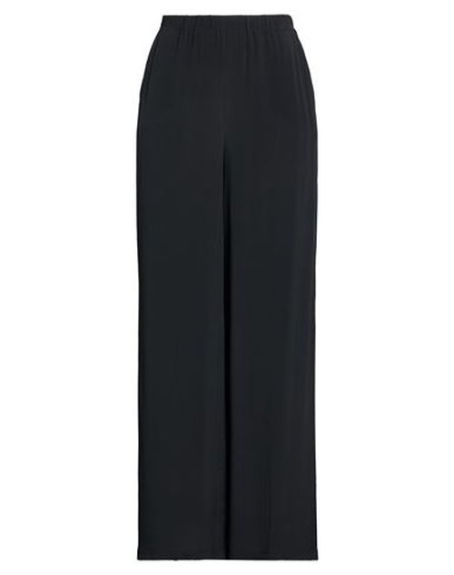 Woman Pants Black Size 2 Acetate, Silk